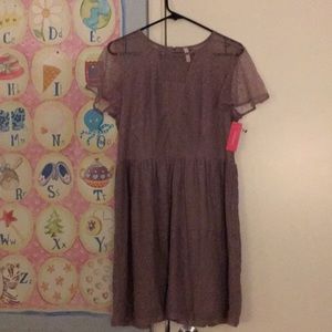 Light purple lace dress